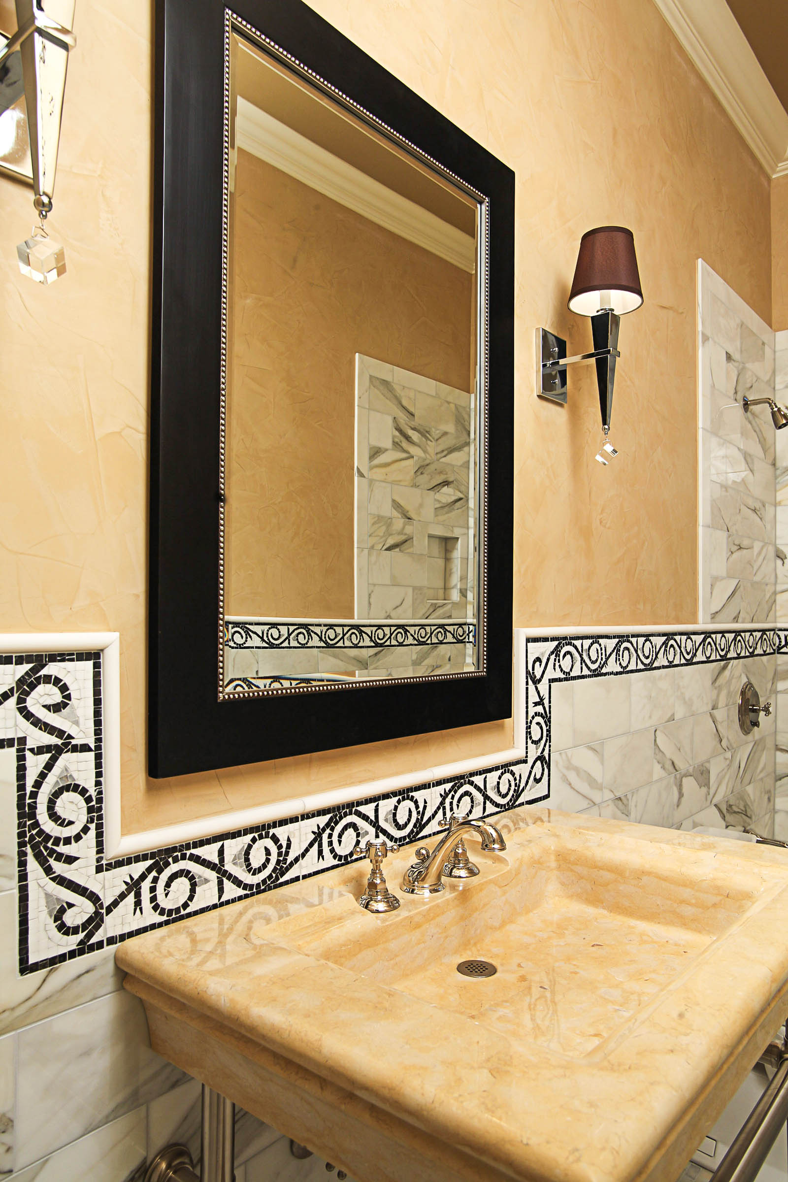 seattle tile contractor, marble bathroom, seatlte tile installers
